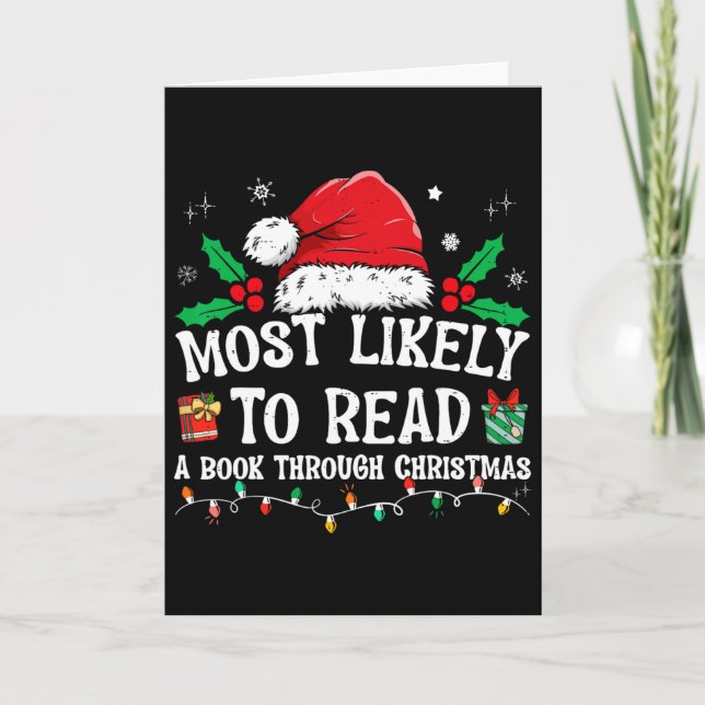 Tarjeta Más Probable De Leer Un Libro Que Coincida Con La  (Anverso)