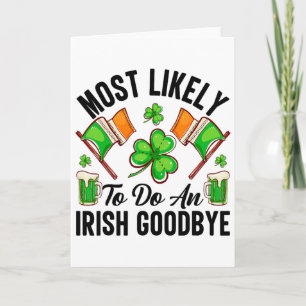 Tarjeta Más Probable Hacer Un Buen Irlandés8
