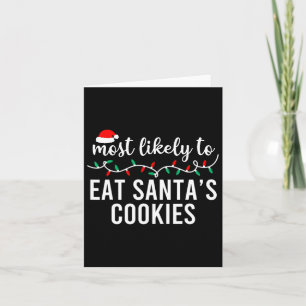 Tarjeta Más Probable Para Los Navidades Camisas Que Coinci