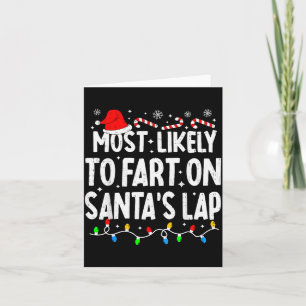 Tarjeta Más Probable Que Se Pase De Gases En El Regazo De 