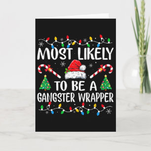 Tarjeta Más Probable Que Sea Un Paquete de Gangster Divers