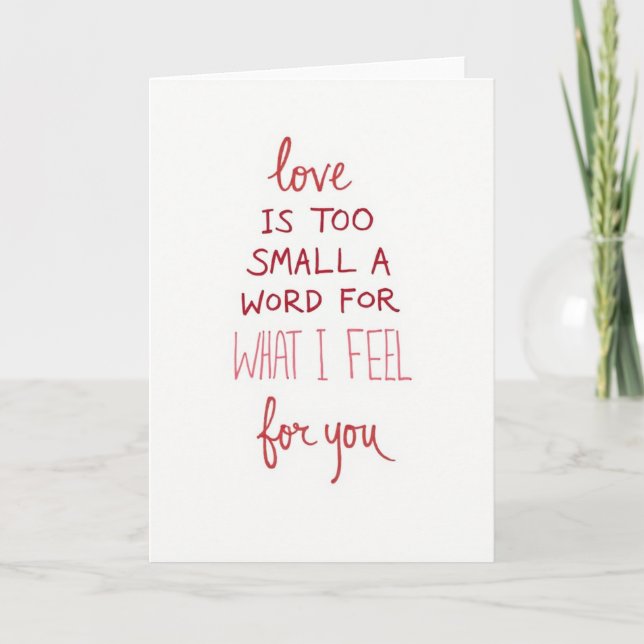 Tarjeta Más Que Amor Para Ti (Anverso)