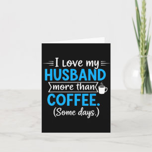 Tarjeta Más que compromiso de café prometido pareja marido