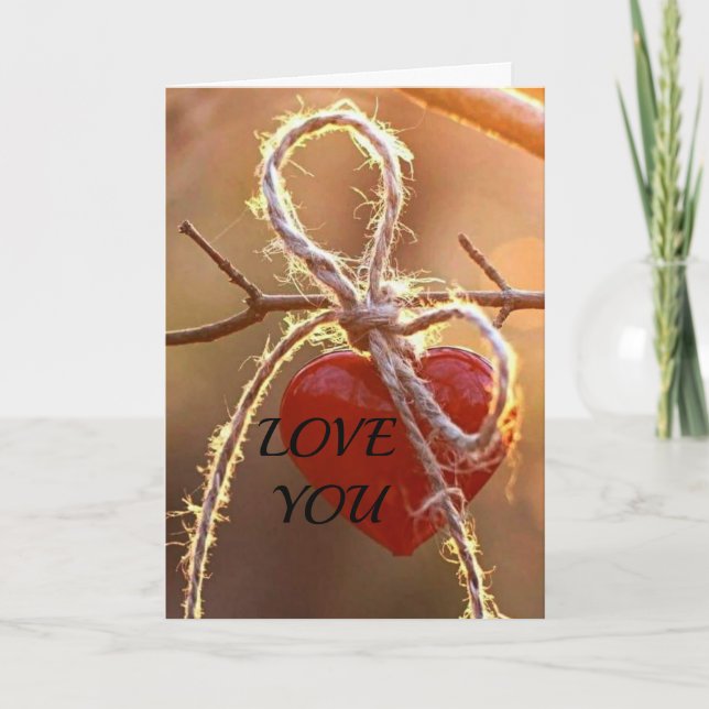 TARJETA **MÁS QUE SALUD PARA USTEDES** AMOR (Anverso)