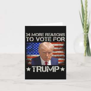 Tarjeta Más Razones Para Votar Por Trump