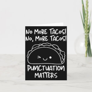 Tarjeta Más Tacos Puntuación Divertido Taco Profesor de In