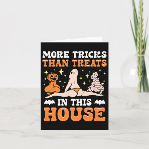 Tarjeta Más Trucos Que Tratamientos En Esta Casa Y Hallowe