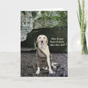 Tarjeta ¿Más viejo que Dirt?