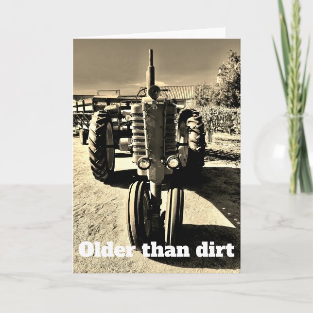 Tarjeta Más viejo que la suciedad (Anverso)