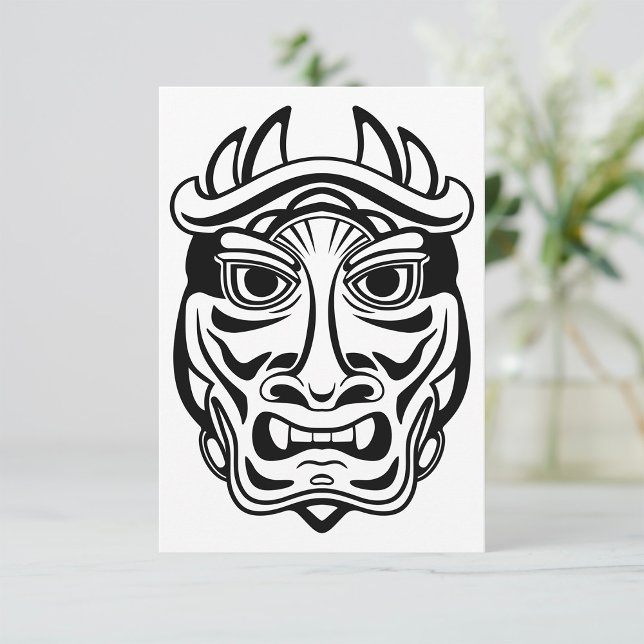 Tarjeta Máscara ceremonial (Subido por el creador)