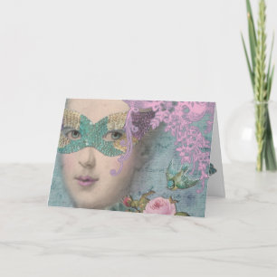 Tarjeta Mascarada francesa