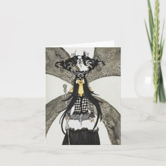 Tarjeta Mascarada Notecard de la reina