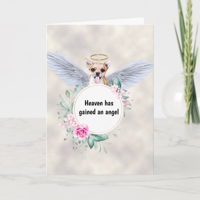 Tarjeta Mascota conmemorativo poema de las alas de ángel d (Anverso)