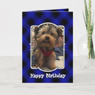 Tarjeta Mascota de marco fotográfico de Personalizado cort