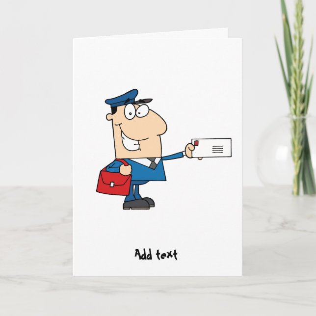 Tarjeta Mascota del personalizado postman personalizada (Anverso)