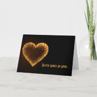 Mascota Loss Heart Moon & Stars Condolence