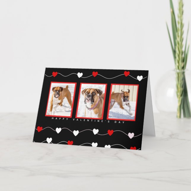 Tarjeta Mascota personalizado Valentines saludo (Anverso)