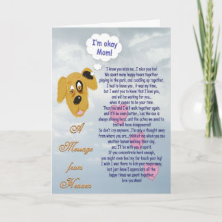 Tarjeta Mascota Simpatía/Perro~propietario femenino