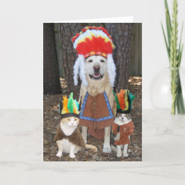 Tarjeta Mascotas divertidos Día del Gran Padre