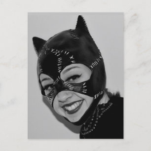 TARJETA MÁSICA DE CUERO RETRO CAT LADY