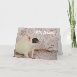 Tarjeta Masked Rat - Ratty Birthday
