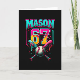 Tarjeta Mason 67 Helado Divertido Goteo Bysebyll Helado D