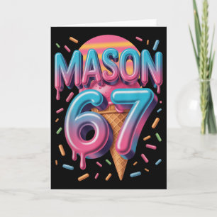 Tarjeta Mason 67 Meme Helado Bysebyll Goteo _1 