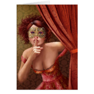 Tarjeta "Masquerade"