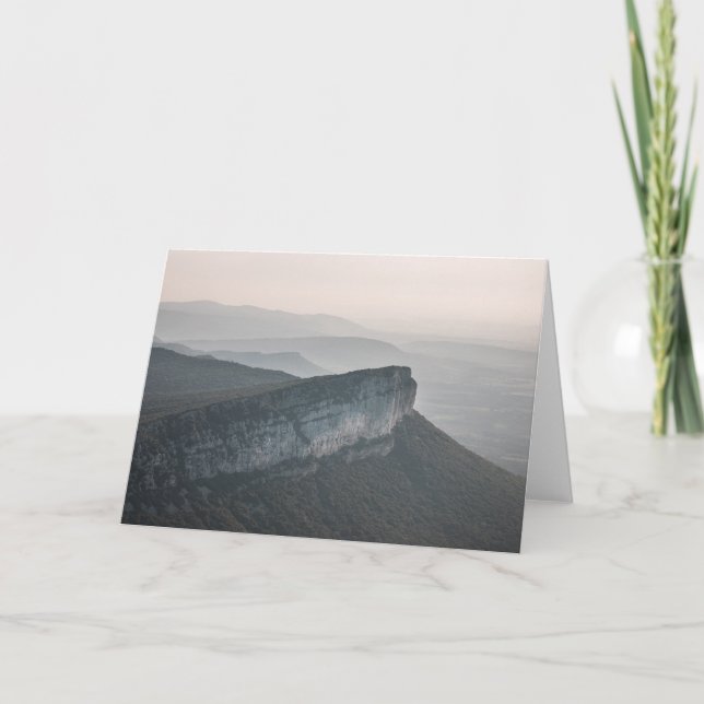 Tarjeta Massif Central France (Anverso)