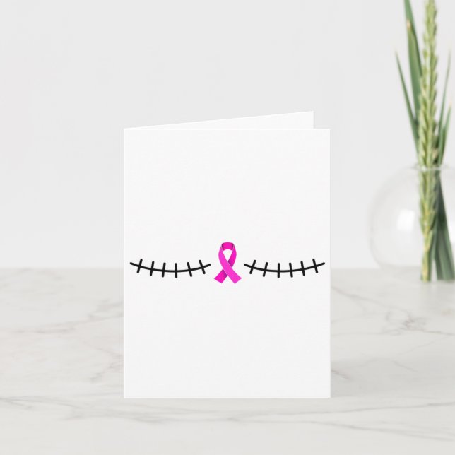 Tarjeta Mastectomía doble cicatriz Superviviente de cáncer (Anverso)