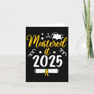 Tarjeta Máster En Cl De Los Regalos De Doctorado De 2025 G