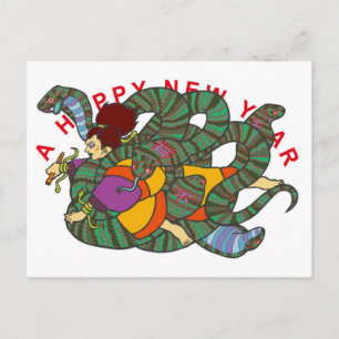 Tarjeta Master of Snake Newyears