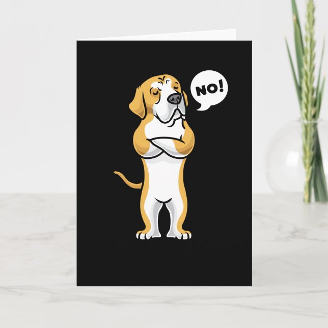 Tarjeta Mastiff Dog Mastin Español (Anverso)