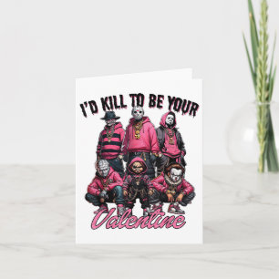 Tarjeta Mataré para ser tu San Valentín divertido regalo d