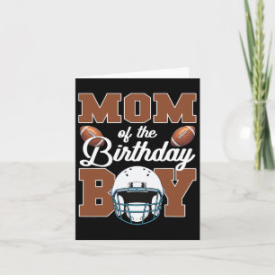 Tarjeta Matc De La Familia Del Fiesta De Fútbol De Mamá De