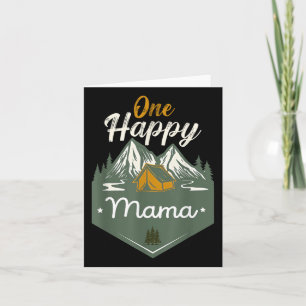 Tarjeta Matchi, la familia de cumpleaños de una mamá feliz