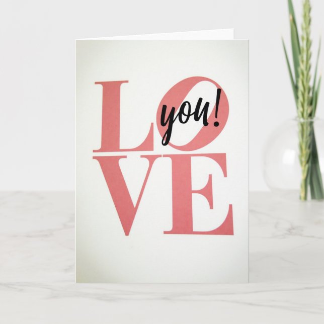 Tarjeta Mate de Amor Romántico (Anverso)