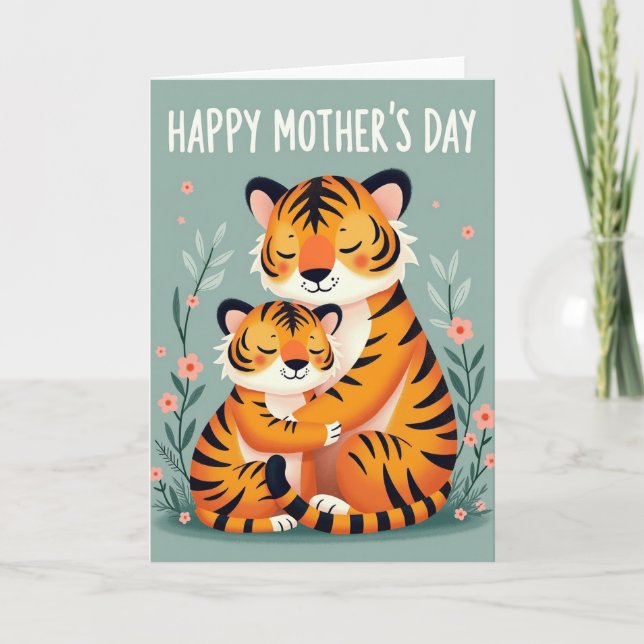 Tarjeta Mate de Madre e Hijo (Anverso)