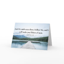 Mateo 4:19 Sígueme Versículo Bíblico de Jesús