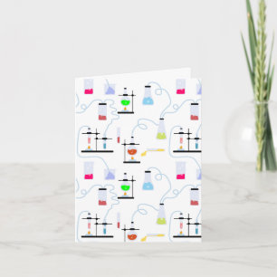 Tarjeta Materia de la escuela de laboratorio de ensayos ci