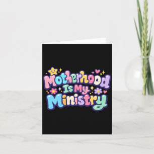 Tarjeta Maternidad Es Ministerio Fe Familia Día de las Mad