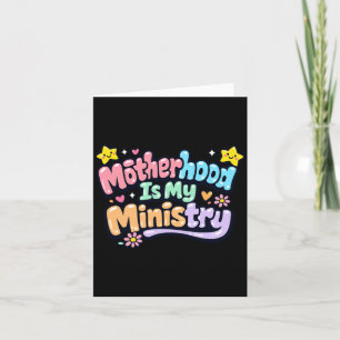 Tarjeta Maternidad Es Ministerio Fe Familia Día de las Mad