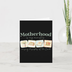 Tarjeta Maternidad es trabajo del reino día de la madre fe