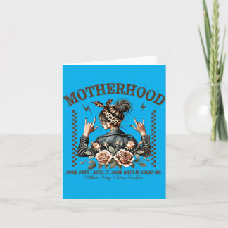 Tarjeta Maternidad Retro Divertido Día de las Madres Rock
