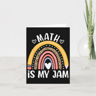 Tarjeta Math Es Mi Jam First Day Ck To School Math Teacher