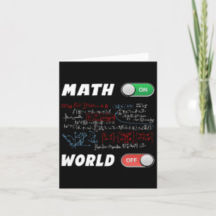 Tarjeta Math Geeks Pi Day Math En El Mundo Del Impresionan