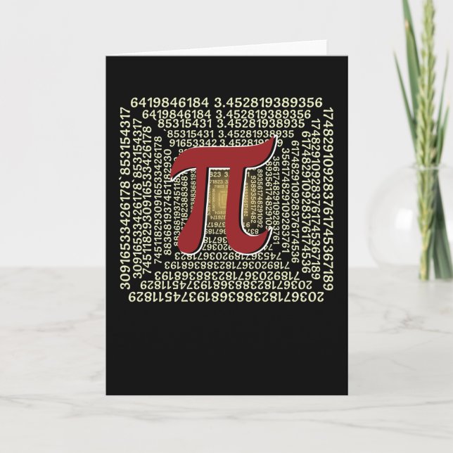 Tarjeta Math Pi (Anverso)
