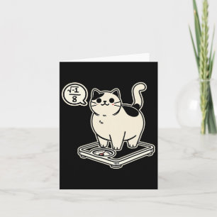 Tarjeta Math Pun Cat me sobrecrea más de 8 divertidos prof