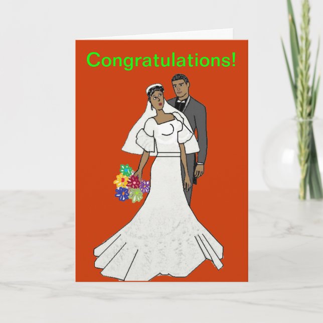 Tarjeta Matrimonio étnico (Anverso)