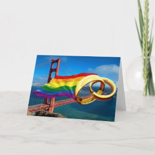 Tarjeta Matrimonio gay San Francisco